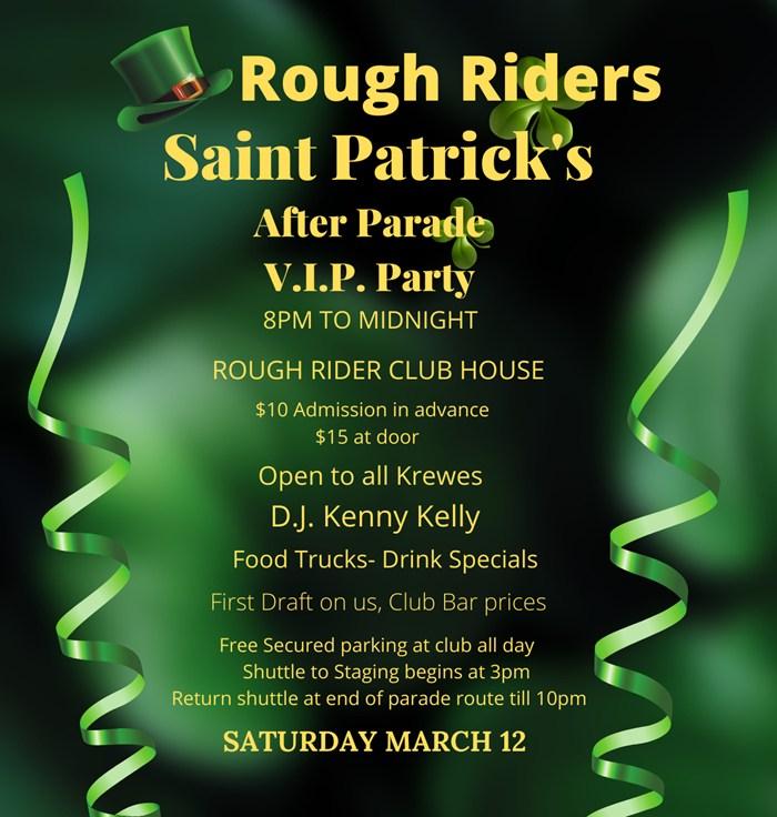 Rough Riders St Patrick's After-Party