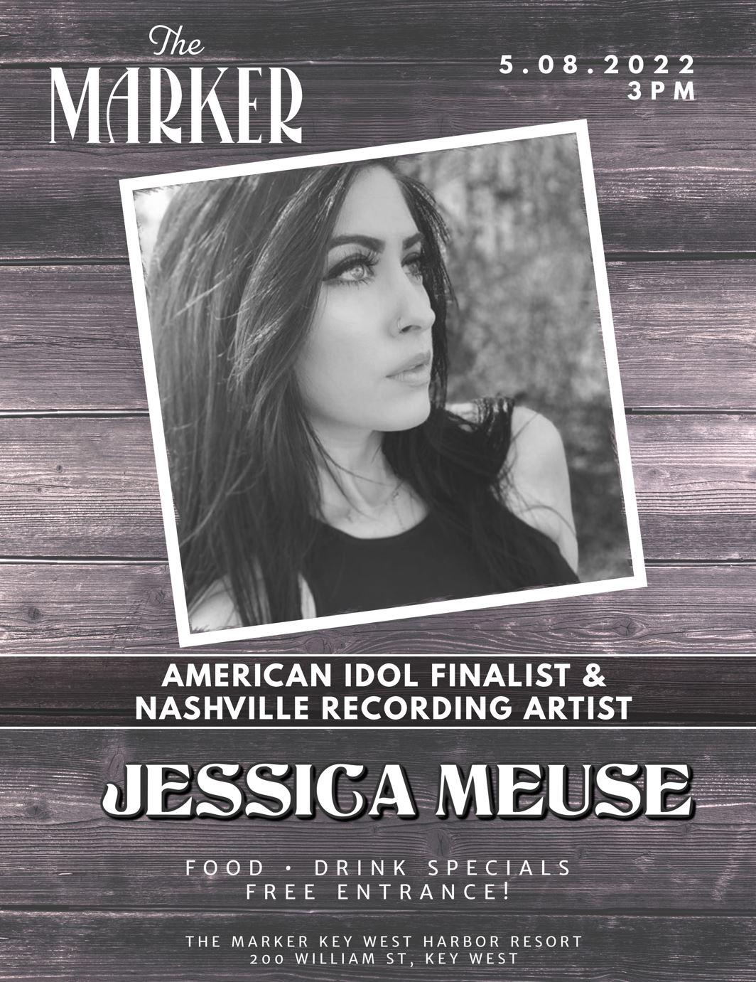American Idol Finalist Jessica Meuse Pool Party & Concert at The Marker