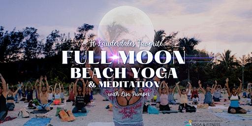 FULL MOON ☾ BEACH YOGA & MEDITATION - Fort Lauderdale
