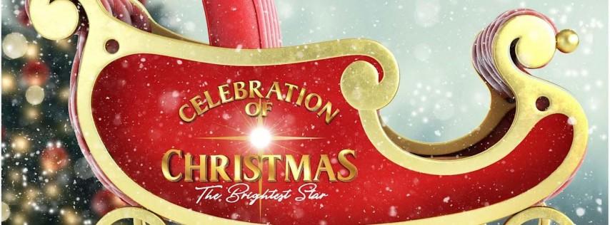 Celebration of christmas - the brightest star