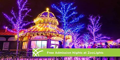 ZooLights | Free Admission Monday Nights | Select Dates Listed Below