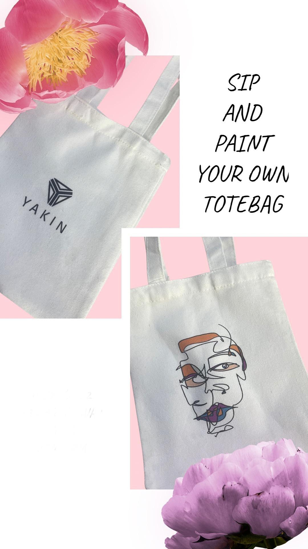 SIP AND PAINT YOUR OWN TOTE BAG *VALENTINES EDITION*