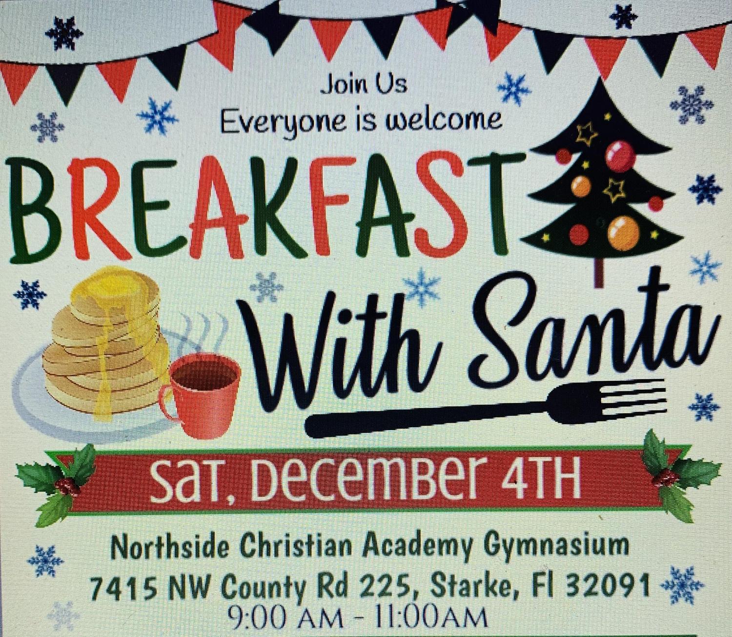 NCA Breakfast with Santa in North Central Florida