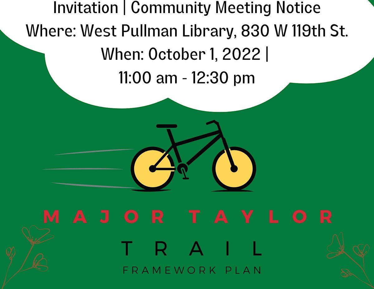 Major Taylor Trail Framework Plan Meeting
