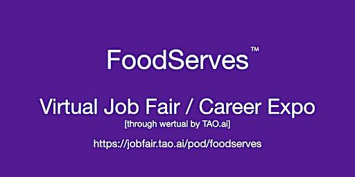 #FoodServes Virtual Job Fair / Career Expo Event #SaltLake