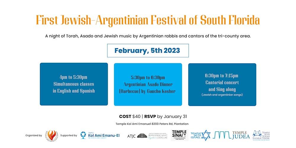 First Jewish- Argentinian Festival of South Florida