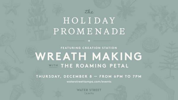 The Holiday Promenade - Wreath Making