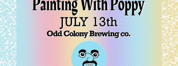 Painting with Poppy 03 @Odd Colony Brewing Co