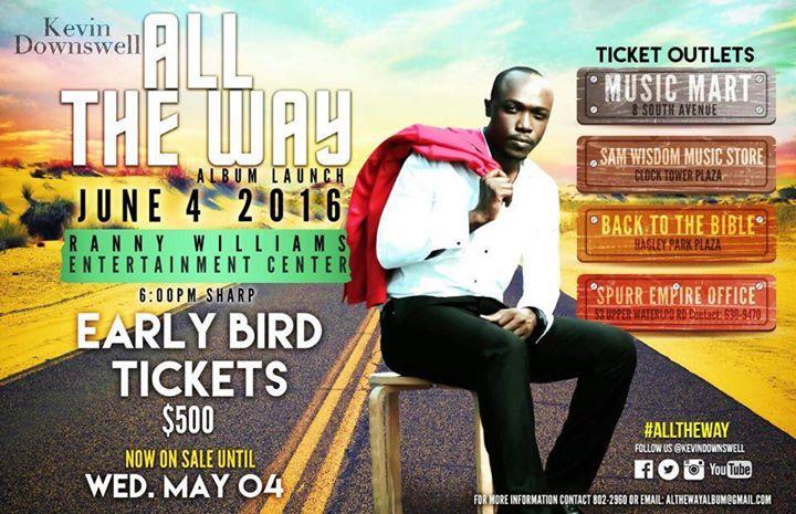 Kevin Downswell -All The Way Album Launch