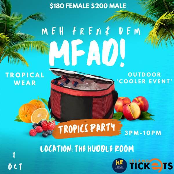 Meh Friend and Dem (MFAD) &#8211; Outdoor Cooler Event