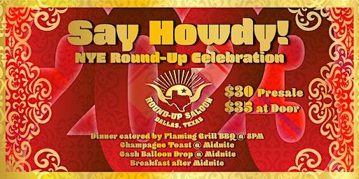 Say Howdy! New Year's Eve at the Round-Up Saloon