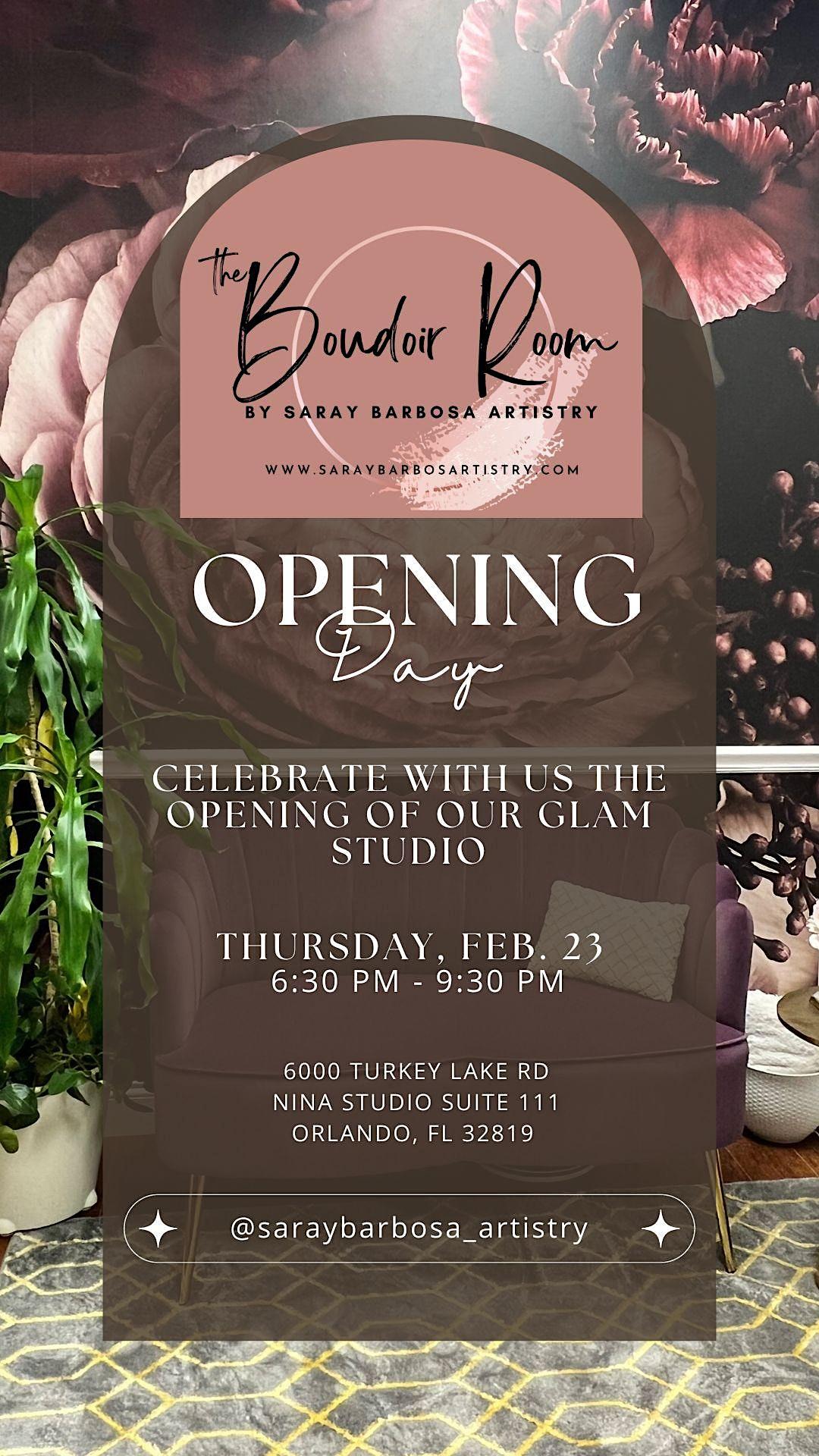 the Boudoir Room by Saray Barbosa Artistry GRAND OPENING