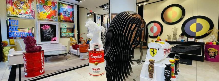 Art Exhibition of Pop and Contemporary Artists at The Shops at Crystals