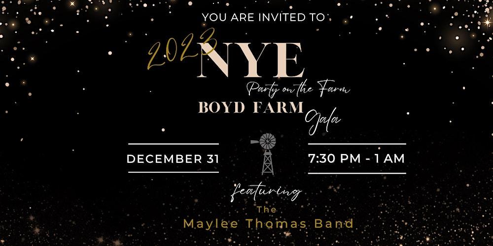 The New Year's Eve Party on the Farm Gala