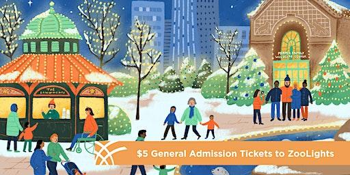 ZooLights | $5  General Admission Tickets | Select Dates Listed Below