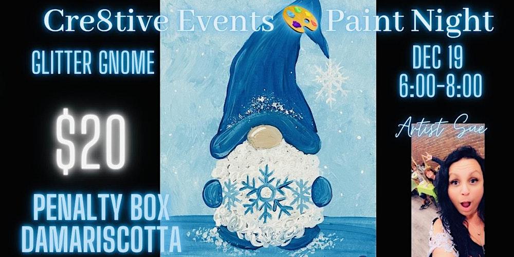 $20 Paint Night- Glitter Gnome
