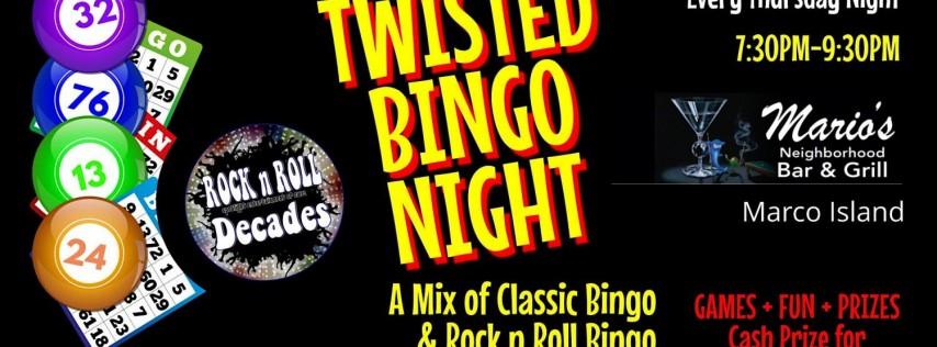 Thursday Night Twisted Bingo Marco