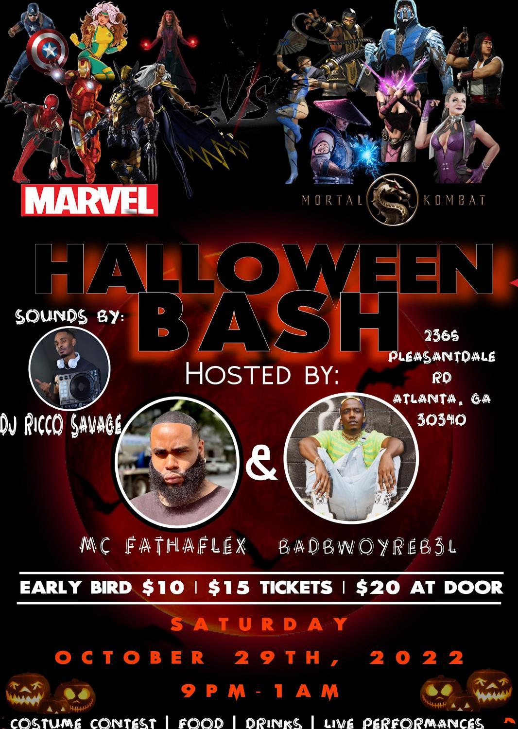 Marvel vs Mortal Kombat Halloween Bash
Sat Oct 29, 8:30 PM - Sun Oct 30, 12:00 AM
in 11 days