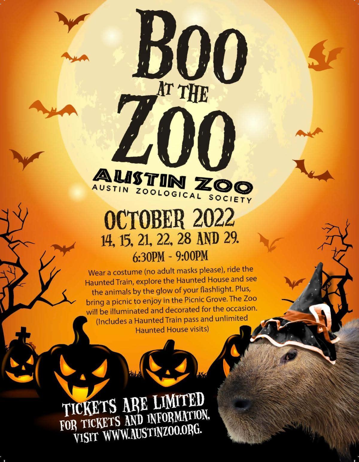 Boo at the Zoo
Fri Oct 14, 6:30 PM - Sat Oct 29, 9:00 PM