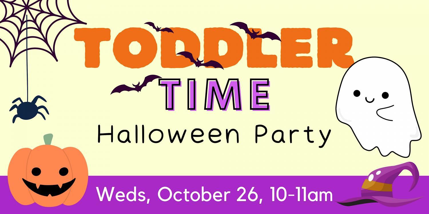 Toddler Time Halloween Party
Wed Oct 26, 10:00 AM - Wed Oct 26, 11:00 AM
in 6 days
