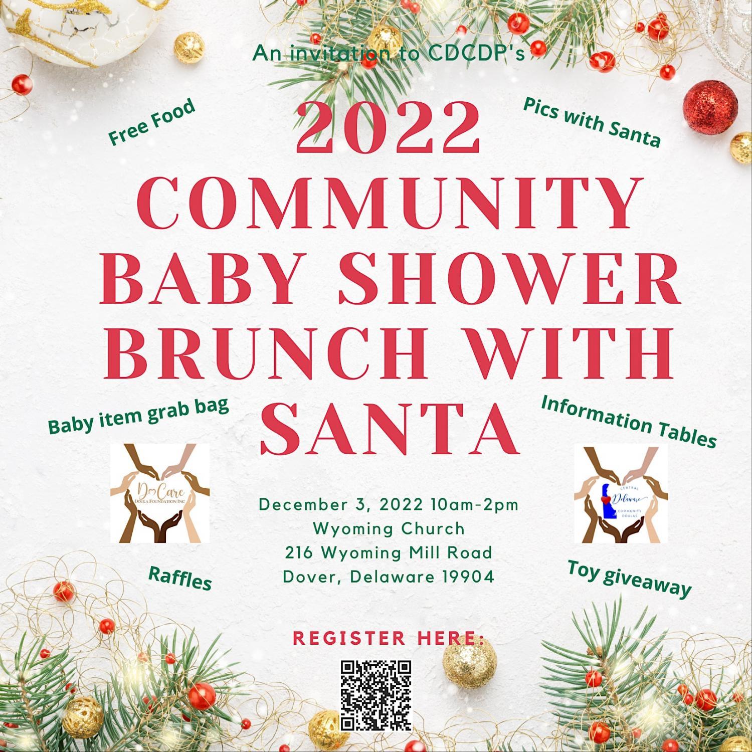Brunch with Santa Community Baby Shower
Sat Dec 3, 10:00 AM - Sat Dec 3, 7:00 PM
in 29 days