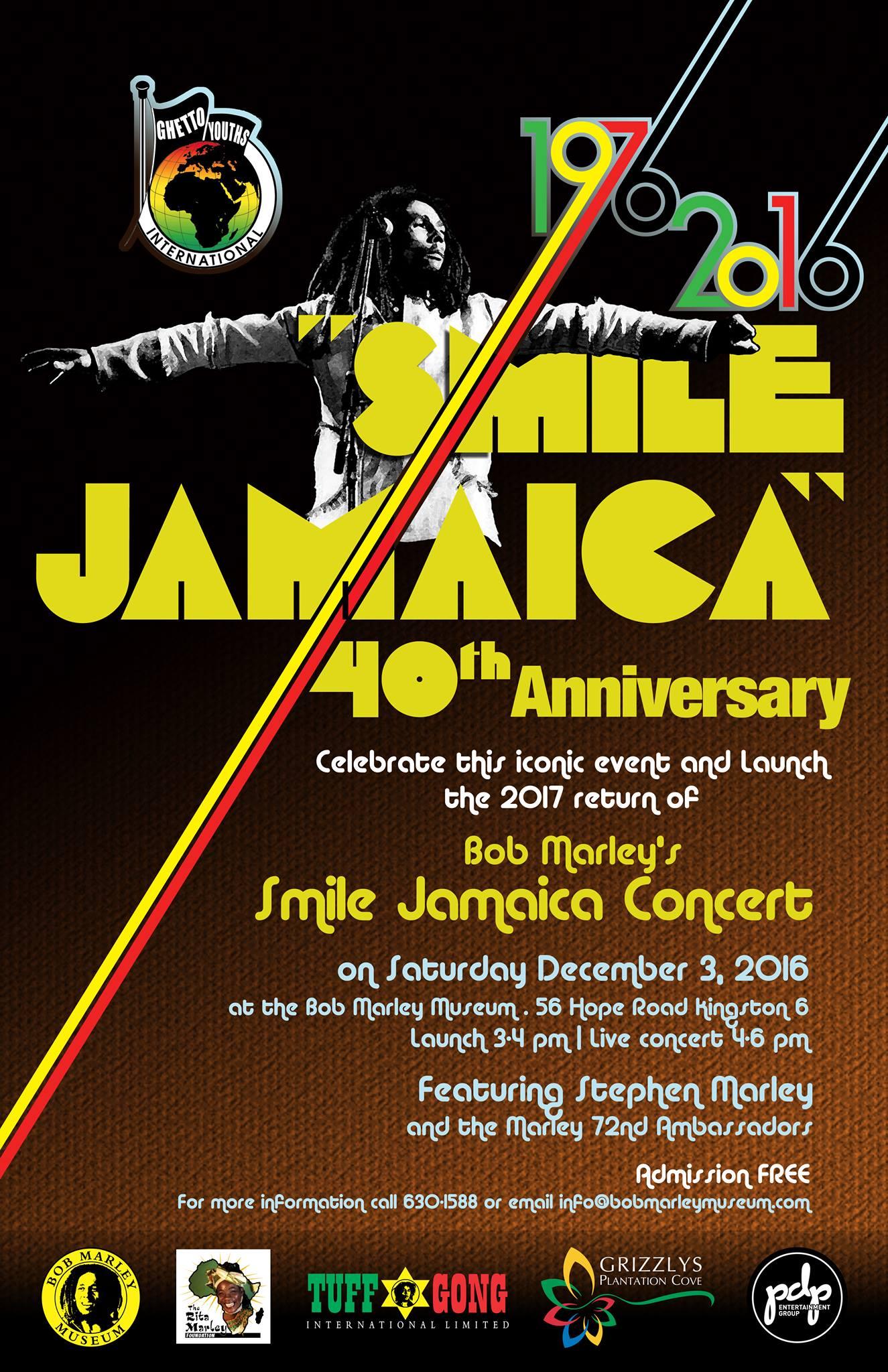 40th Anniversary and 2017 launch of Smile Jamaica