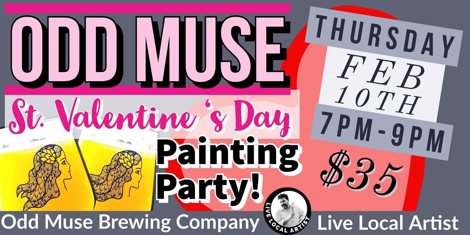 Saint Valentines Day Paint Party Ever!