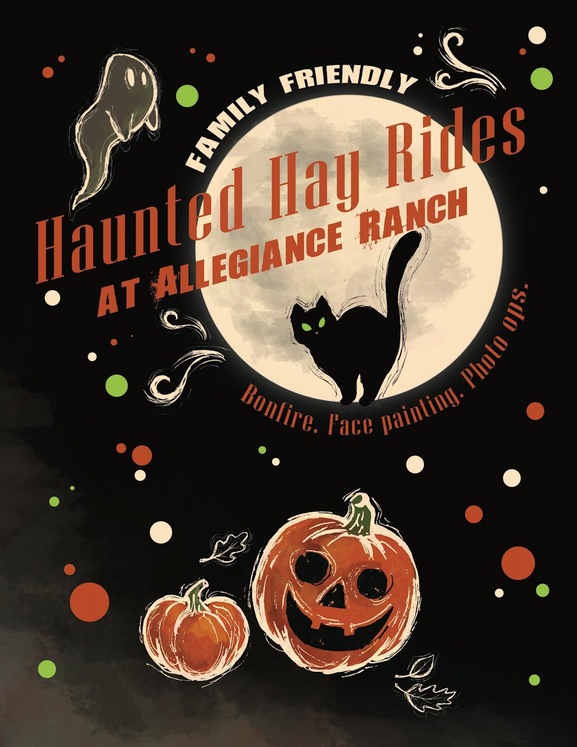 Haunted Hay Rides at Allegiance Ranch
Sat Oct 22, 6:00 PM - Sat Oct 22, 9:00 PM
in 3 days