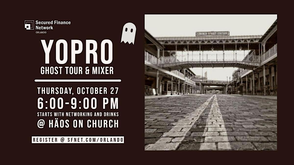 SFNet Orlando YoPro Ghost Tour & Mixer
Thu Oct 27, 6:00 PM - Thu Oct 27, 9:00 PM
in 8 days