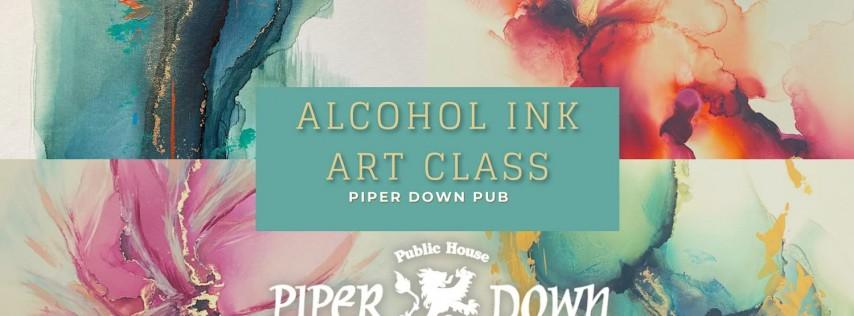 October Alcohol Paint Party at Piper Down Pub