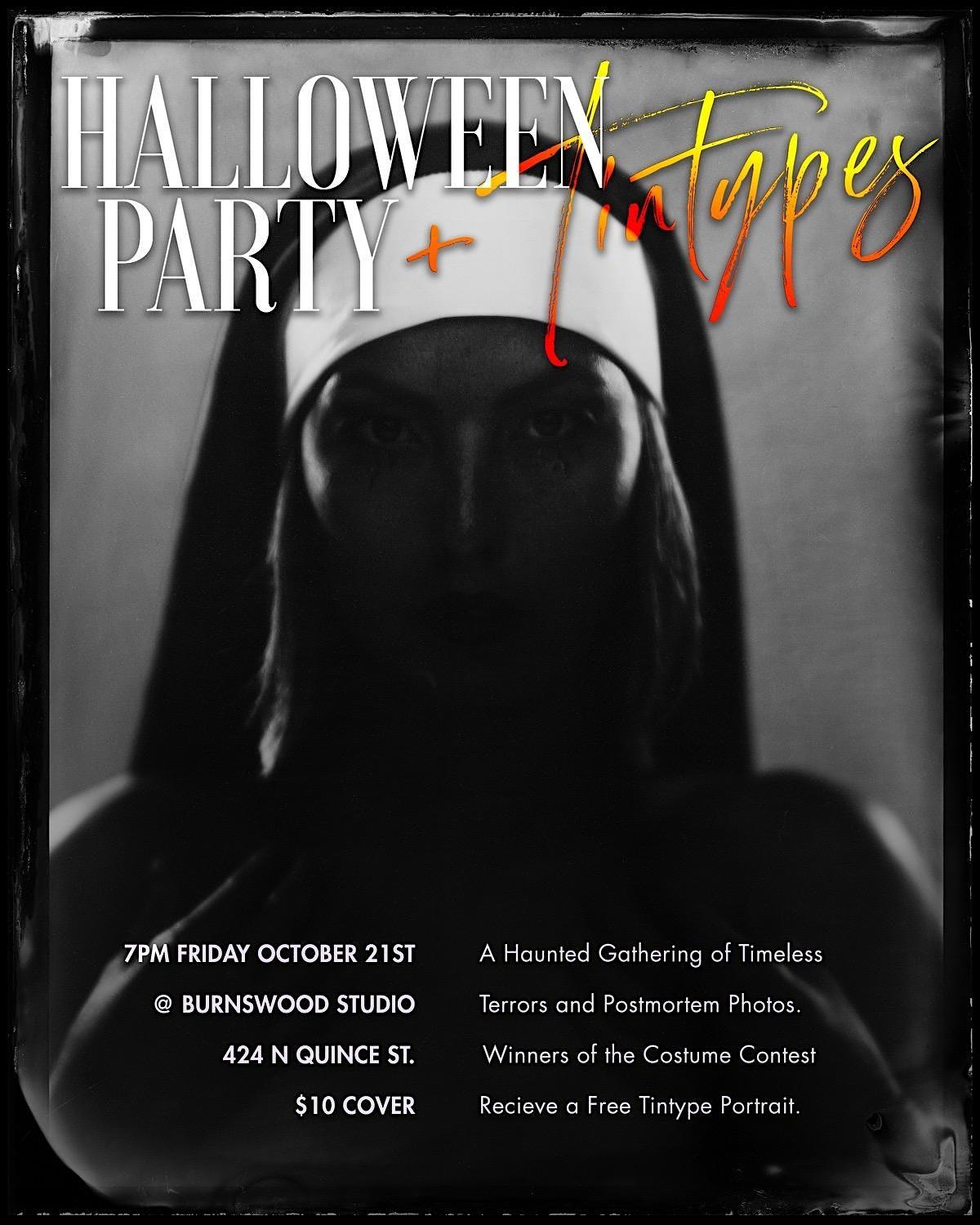 Halloween Party Tintype Photos
Fri Oct 21, 7:00 PM - Sat Oct 22, 12:00 AM
in 2 days