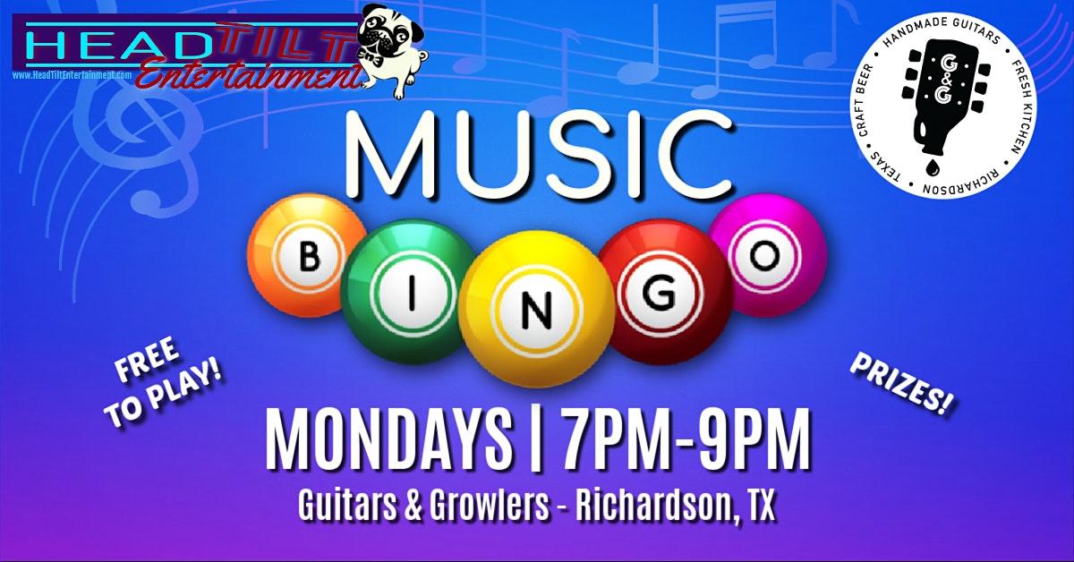 Music Bingo at Guitars and Growlers - Richardson, TX