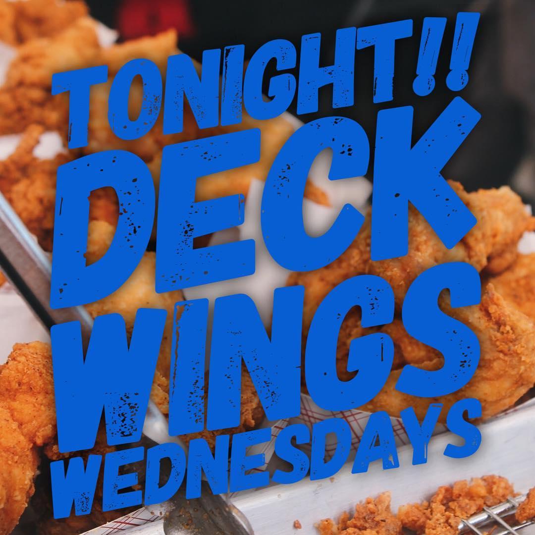 The Deck: Wings Wednesdays
