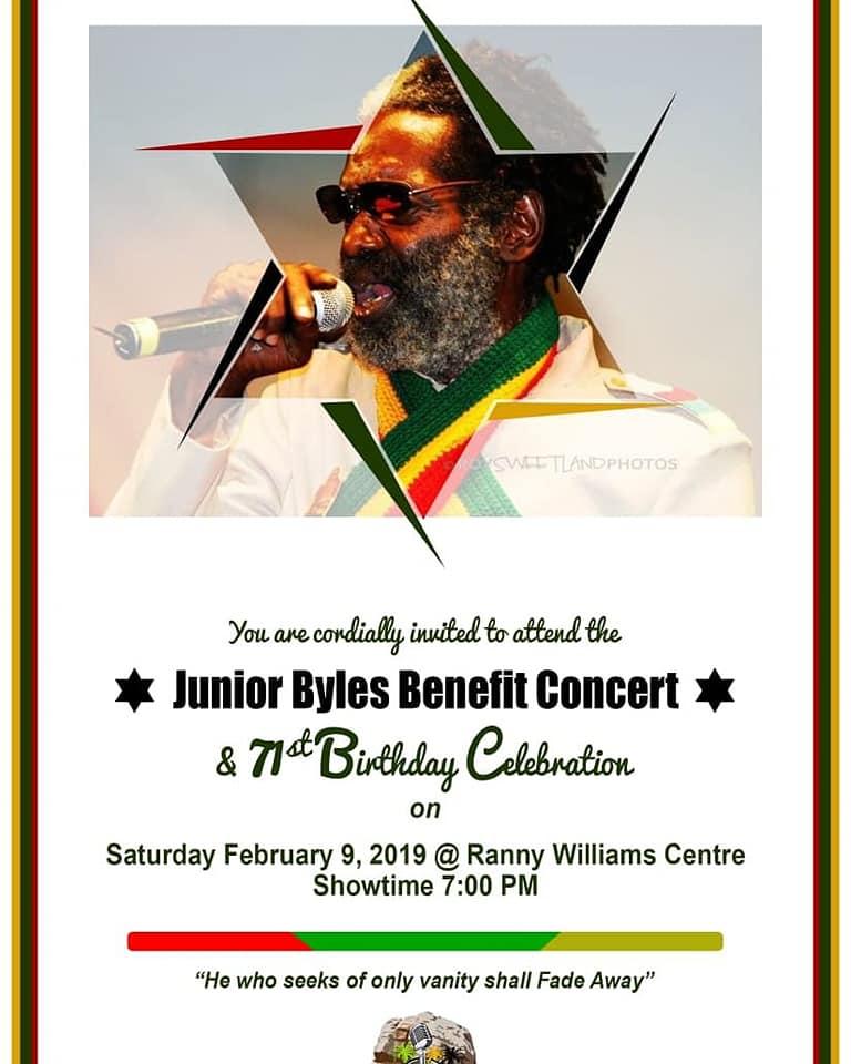 Junior Byles Benefit Concert and 71st Birthday Celebration