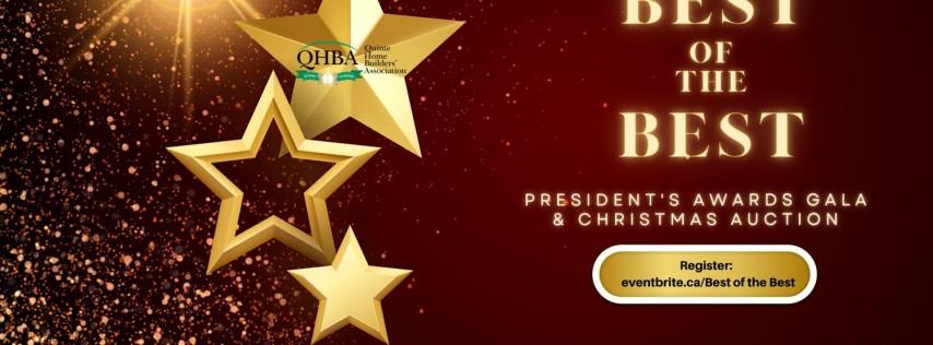 Best of the Best - QHBA's President's Awards Gala & Christmas Auction