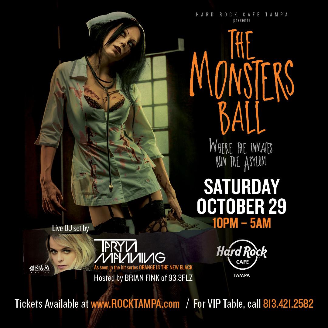 Monster’s Ball Set For Hard Rock Cafe
Sat Oct 29, 12:00 AM - Sun Oct 30, 12:00 AM
in 8 days