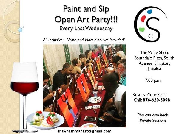 Paint and Sip Open Art Party
