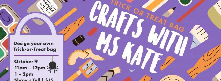 Crafts with Ms. Kate - Halloween Edition