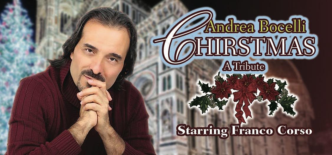 Andrea Boclli Christmas Tribute starring Franco Corso