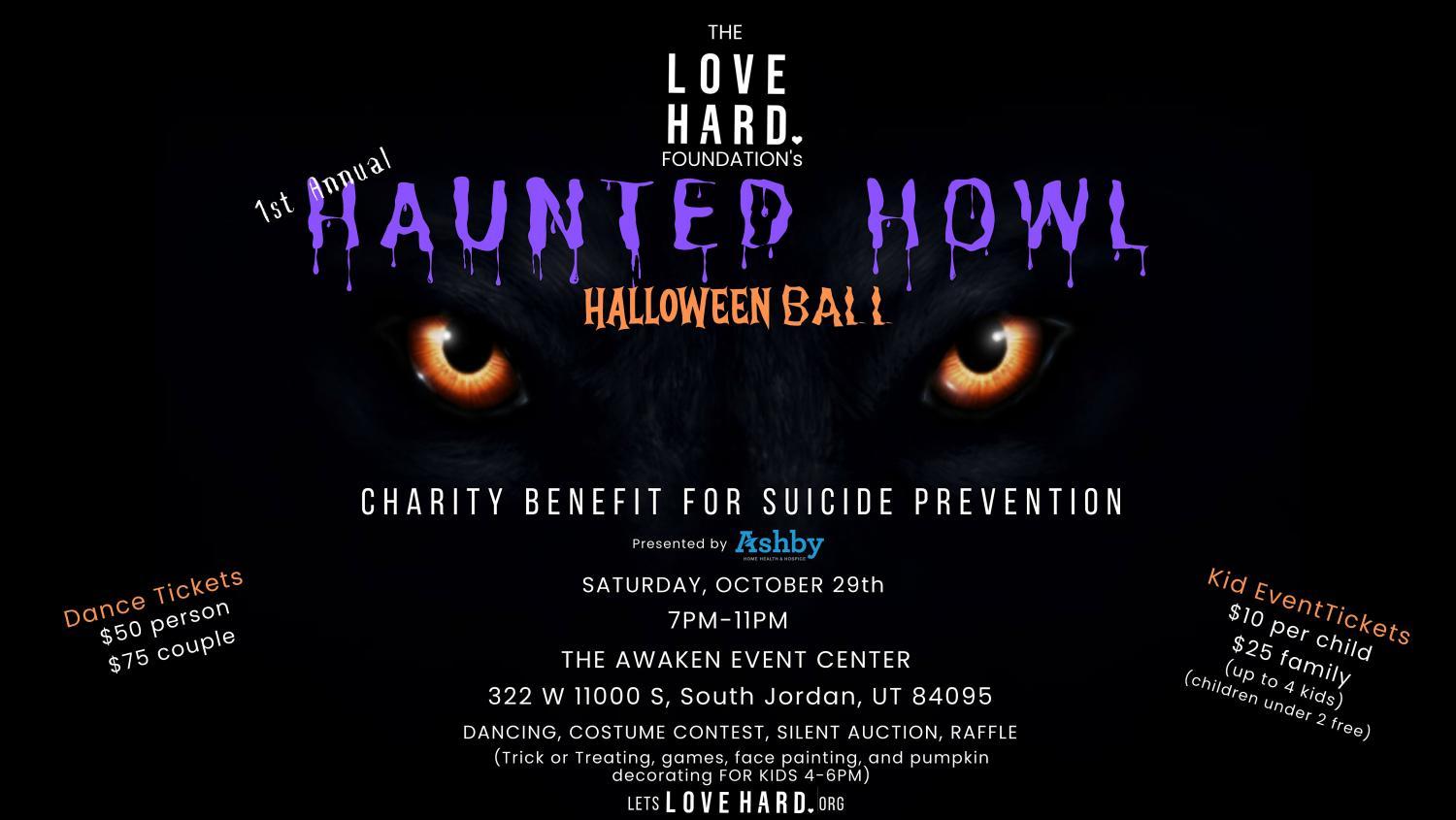 Annual Haunted Howl halloween ball
Sat Oct 29, 7:00 PM - Sat Oct 29, 11:00 PM
in 10 days