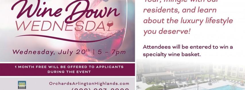 Wine Down Wednesday with Orchards Arlington Highlands