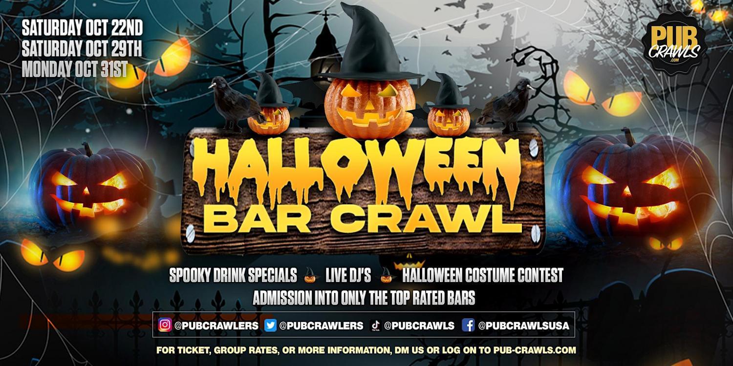 Colorado Springs Halloweekend Hangover Bar Crawl
Sat Oct 29, 1:00 PM - Sat Oct 29, 8:00 PM
in 9 days