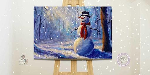 Snowman- Paint & Sip