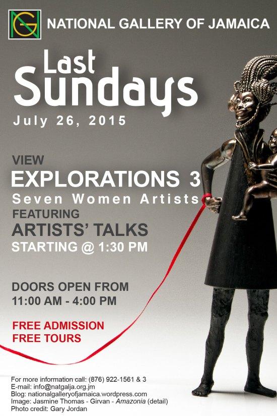 Last Sundays: Artists Talks, Explorations 3: Seven Women Artists‏