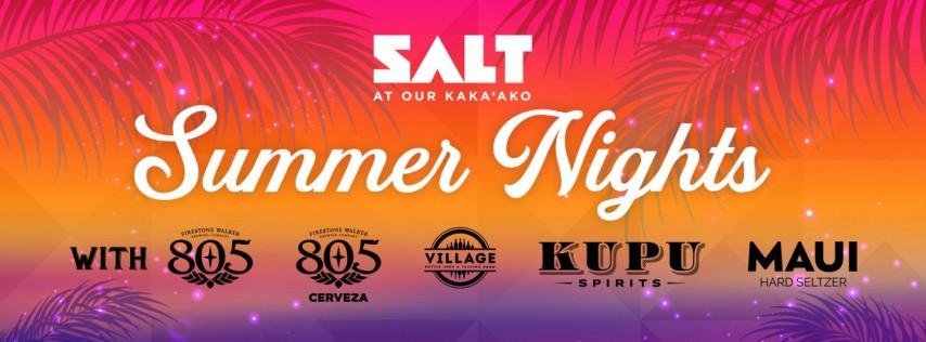 July SALT Summer Nights with 805