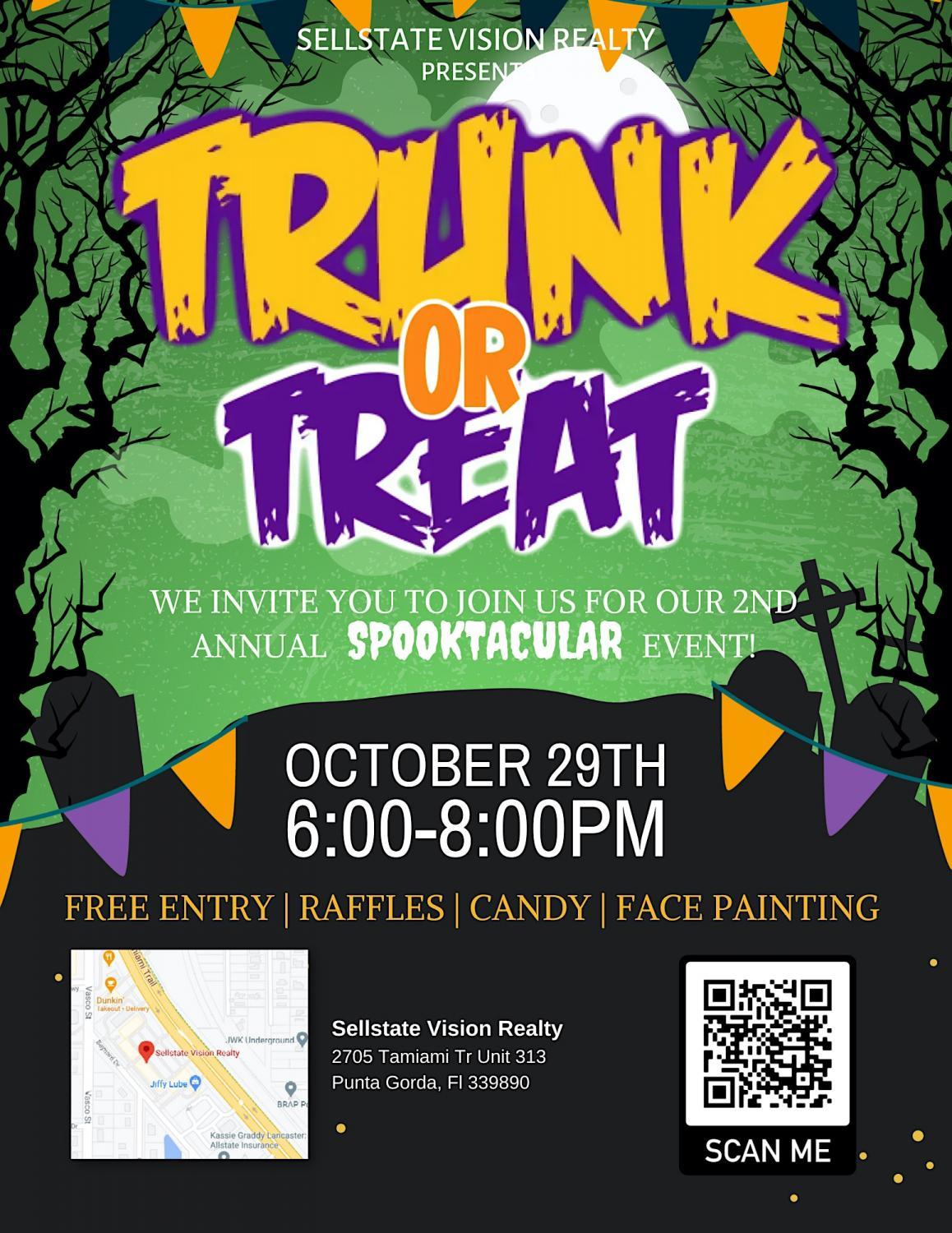 Second Annual Trunk Or Treat Spooktacular
Sat Oct 29, 7:00 PM - Sat Oct 29, 7:00 PM
in 9 days