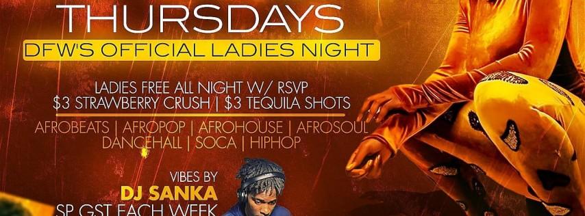 AFRO CRUSH | Ladies Night Out Thursdays