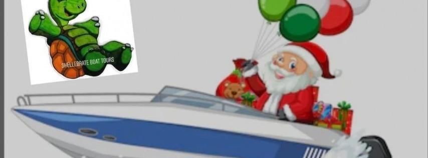 Sarasota Christmas Boat Parade onboard Shellebrate