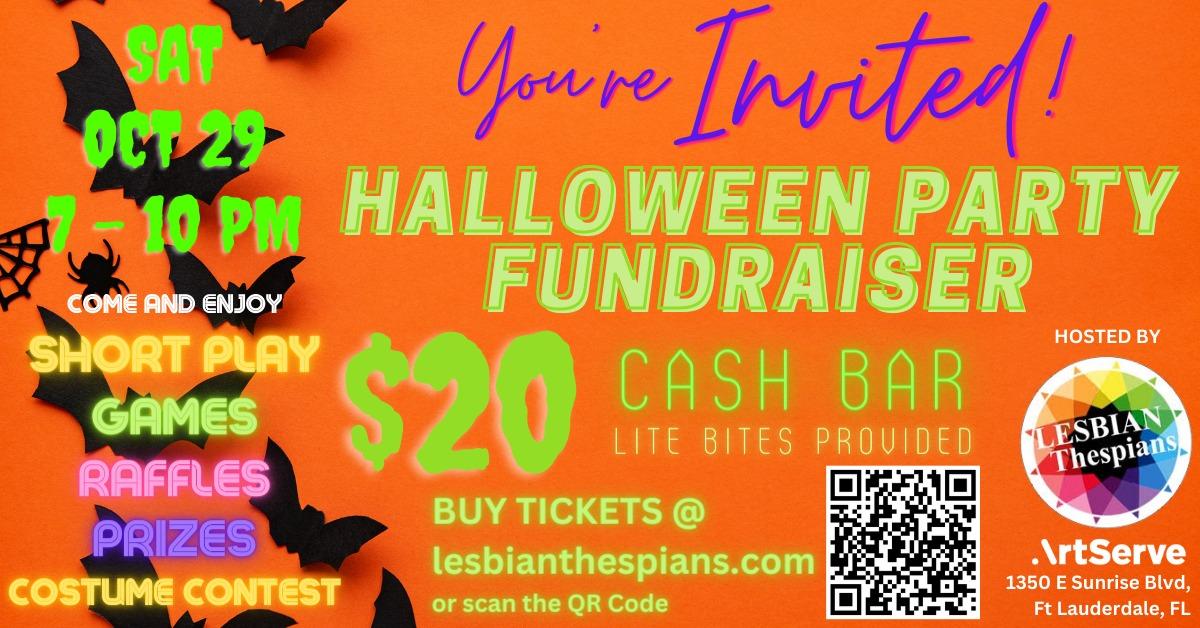 Halloween Party Fundraiser
Sat Oct 29, 7:00 PM - Sat Oct 29, 10:00 PM
in 9 days