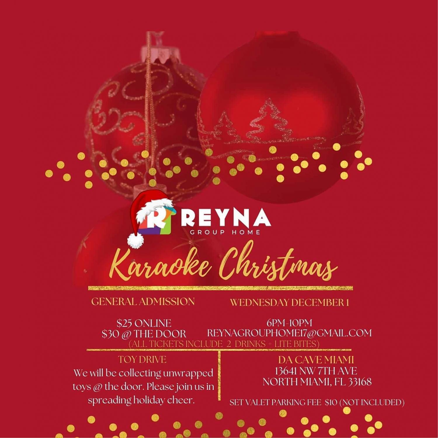 Karaoke Christmas with REYNA Group Home!